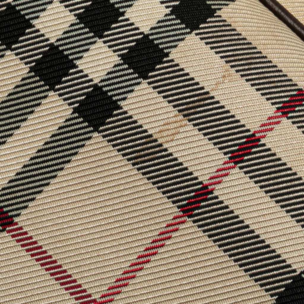 Burberry House Check Canvas Flap Crossbody - Image 10