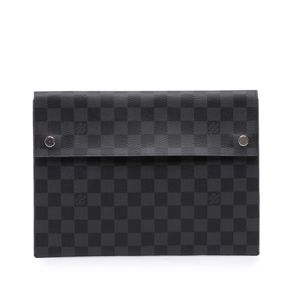 Louis Vuitton Damier Graphite Alpha Pochette GM