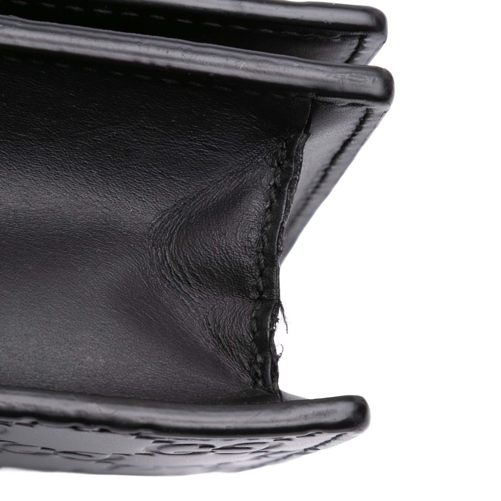 Gucci Mini Guccissima Bow Signature Wallet On Chain - Detail 1