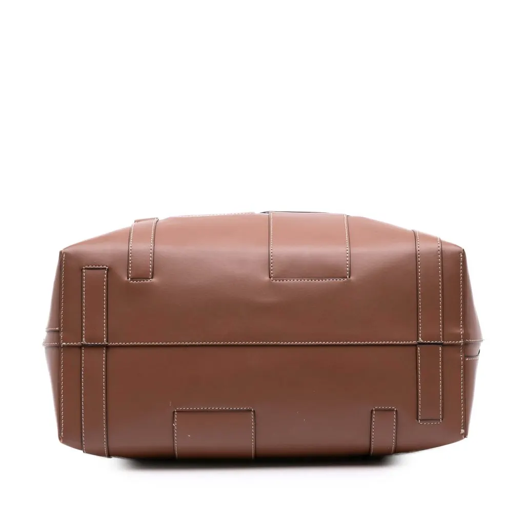 Burberry Large Leather Foster Tote Brown Leather Very good - Inside View