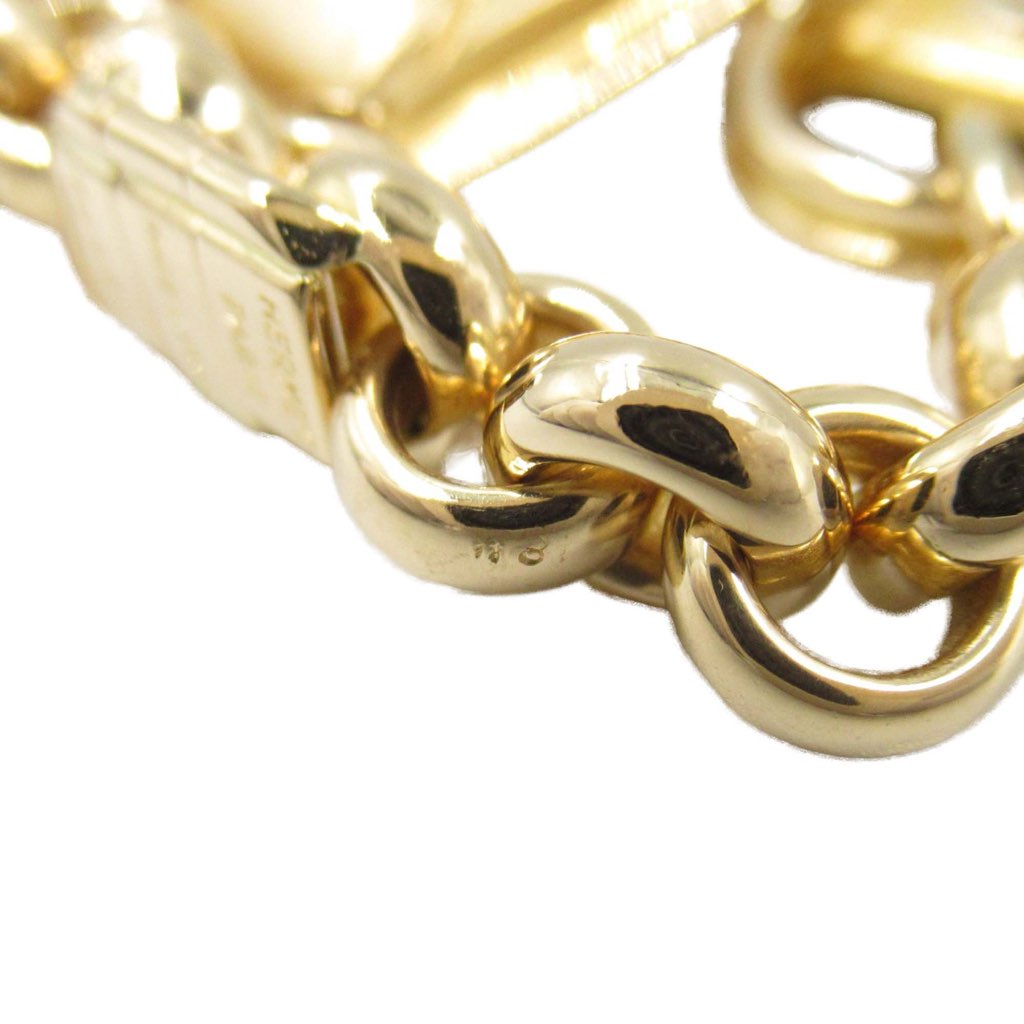 Hermès 18K Yellow Gold Bag Charm Chain Bracelet - 4