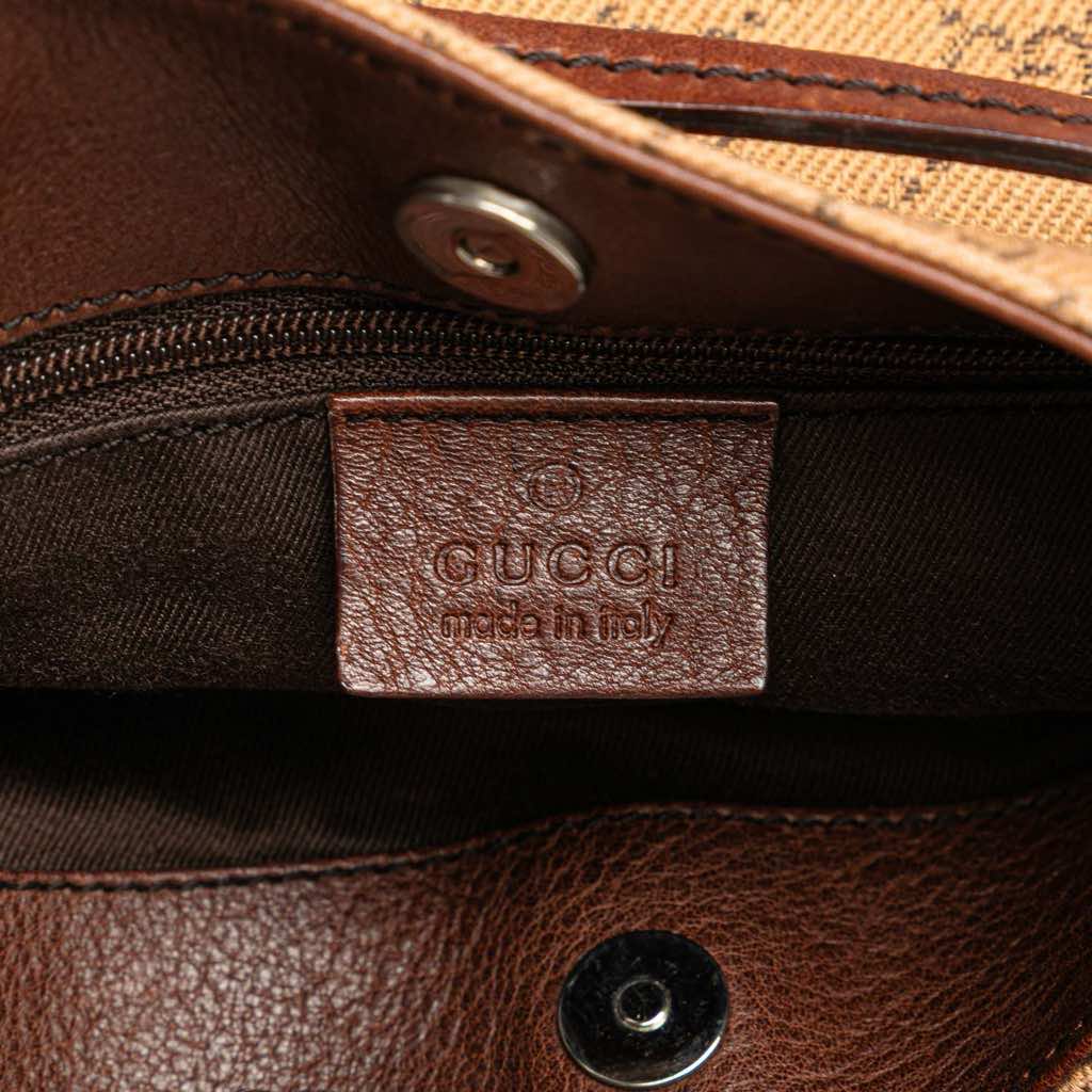 Gucci GG Denim Horsebit Shoulder Bag - 5