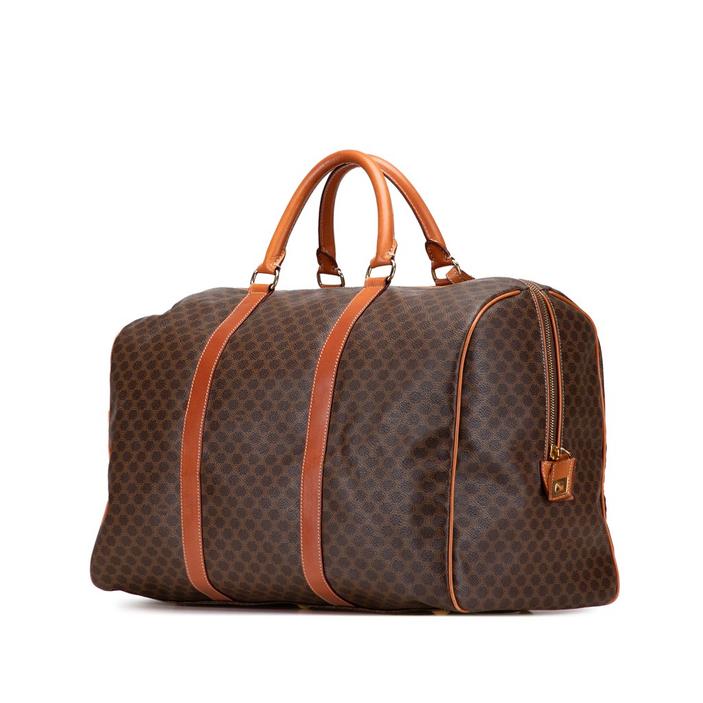 Celine Macadam Coated Canvas Travel Bag - 2