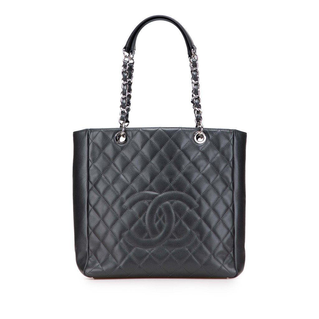 Chanel Caviar Vertical Grand Shopping Tote