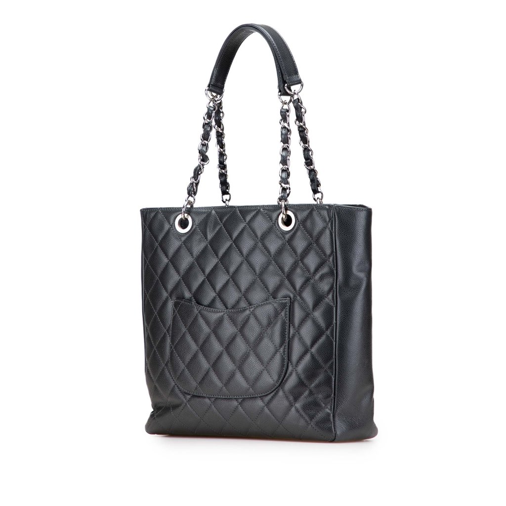 Chanel Caviar Vertical Grand Shopping Tote - 2