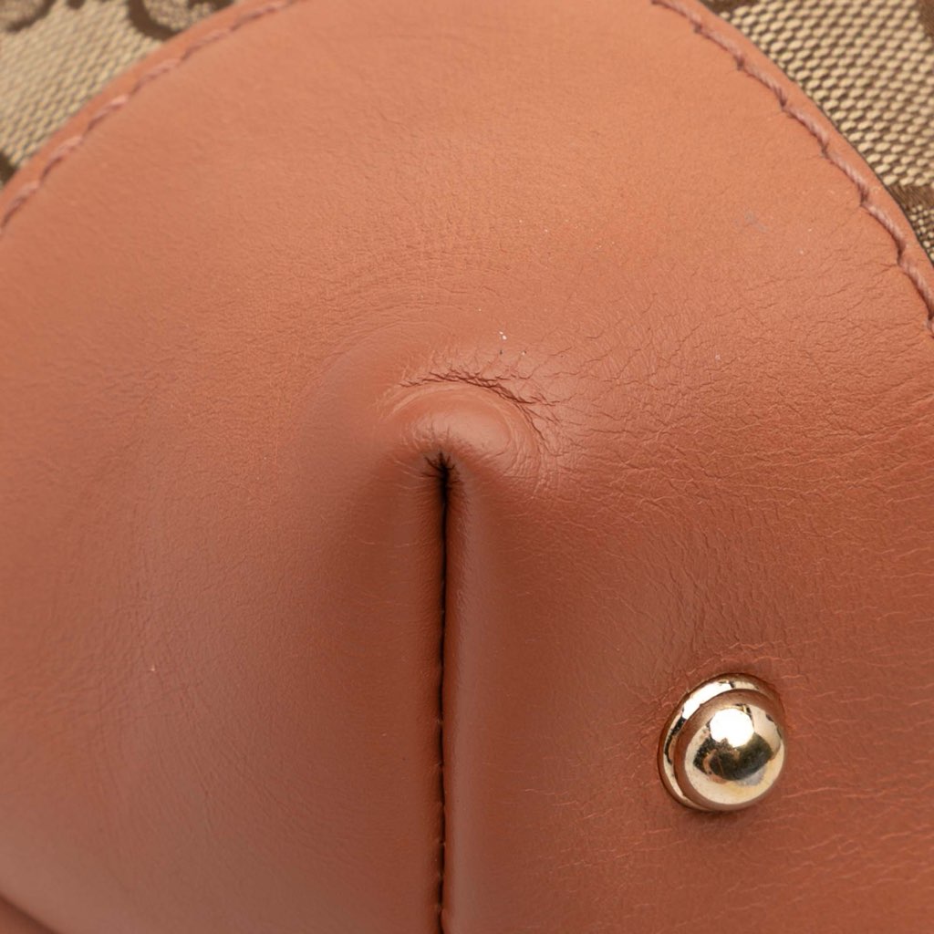 Gucci GG Canvas Heart Bit Satchel - Image 13