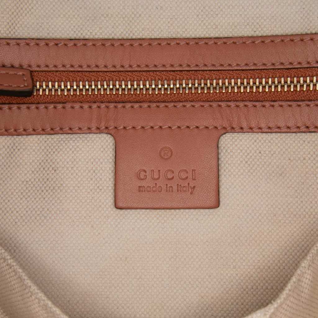 Gucci GG Canvas Heart Bit Satchel - Side view