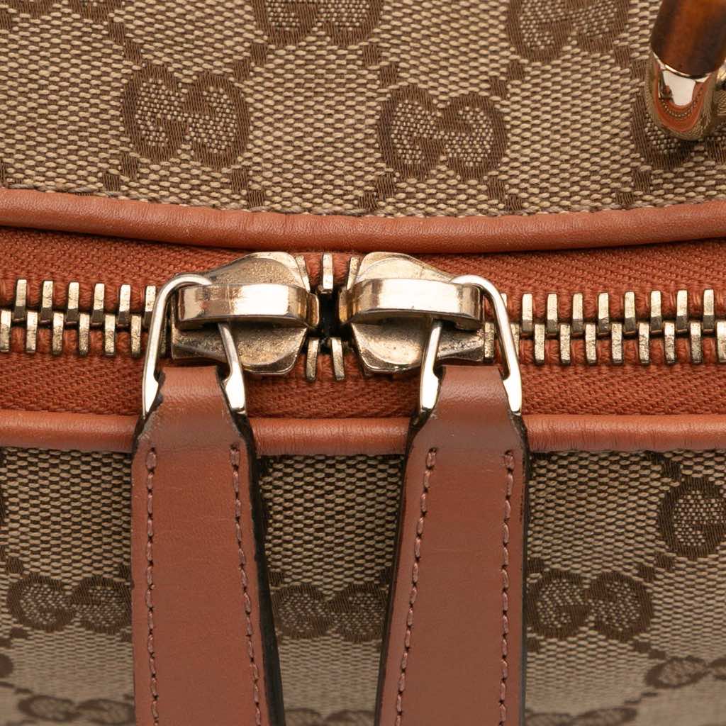 Gucci GG Canvas Heart Bit Satchel - Image 10