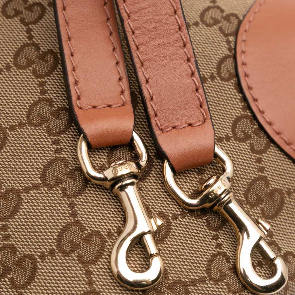 Gucci GG Canvas Heart Bit Satchel - Image 11