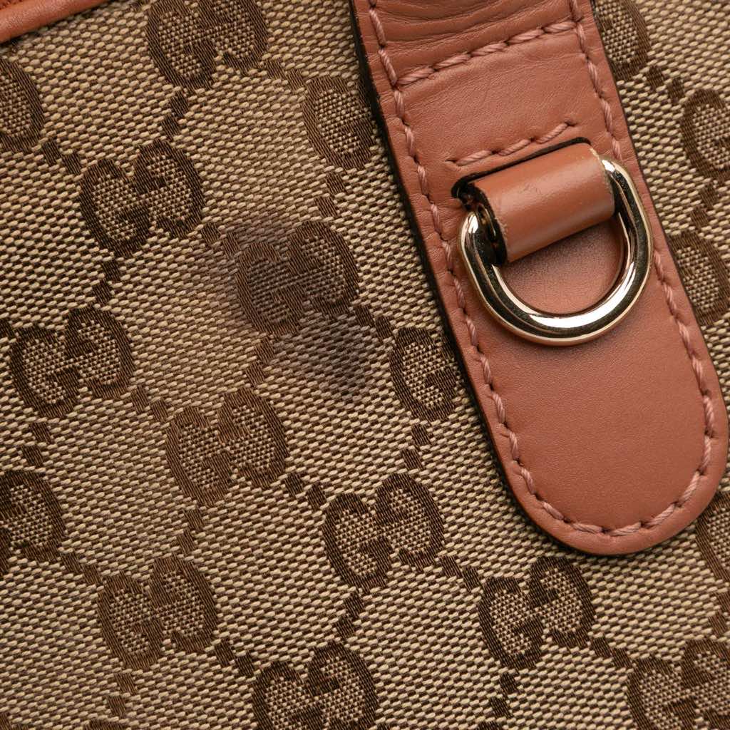 Gucci GG Canvas Heart Bit Satchel - Image 12