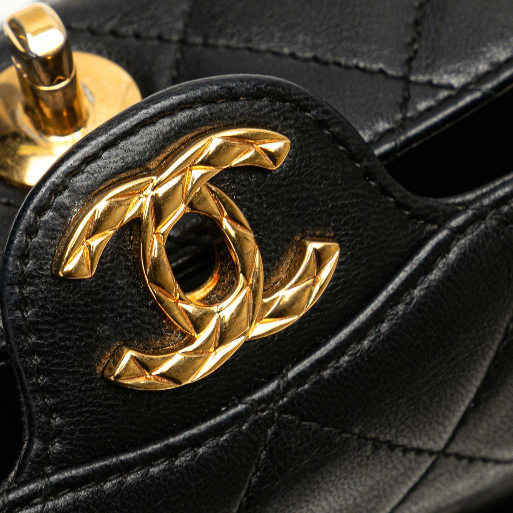 Chanel CC Quilted Lambskin Crossbody - 4