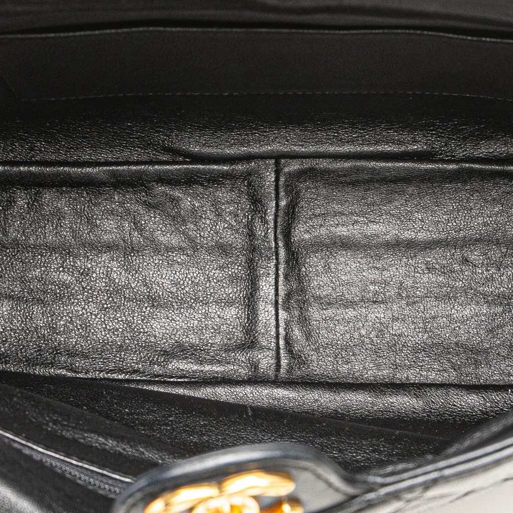 Chanel CC Quilted Lambskin Crossbody - Side view