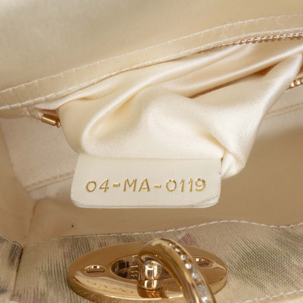 Dior Mini Satin Floral Crystal Lady Dior - Detail 1