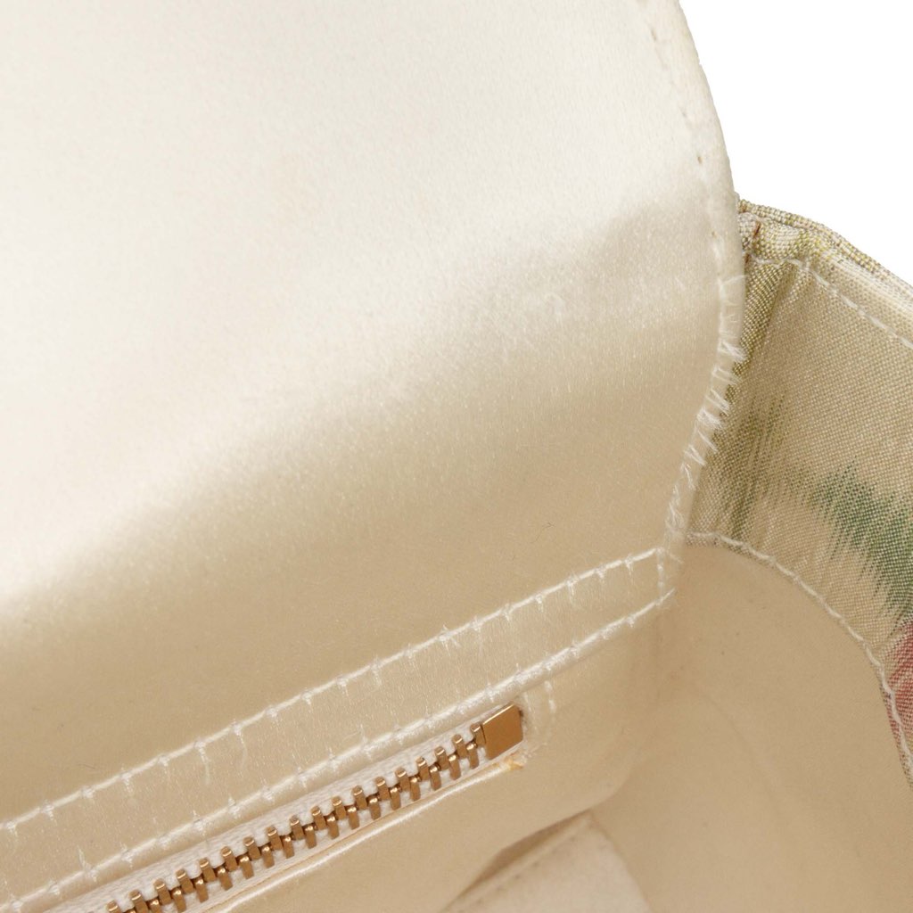 Dior Mini Satin Floral Crystal Lady Dior - Image 12