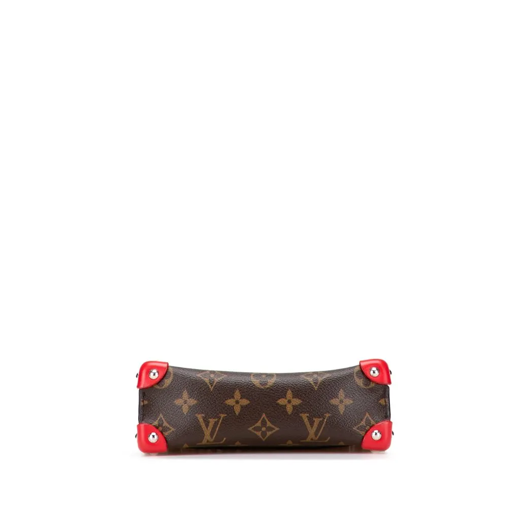 Louis Vuitton Monogram Tribal Mask Pochette PM Brown Canvas Very good - Inside View