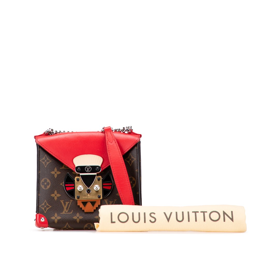 Louis Vuitton Monogram Tribal Mask Pochette PM - Image 12