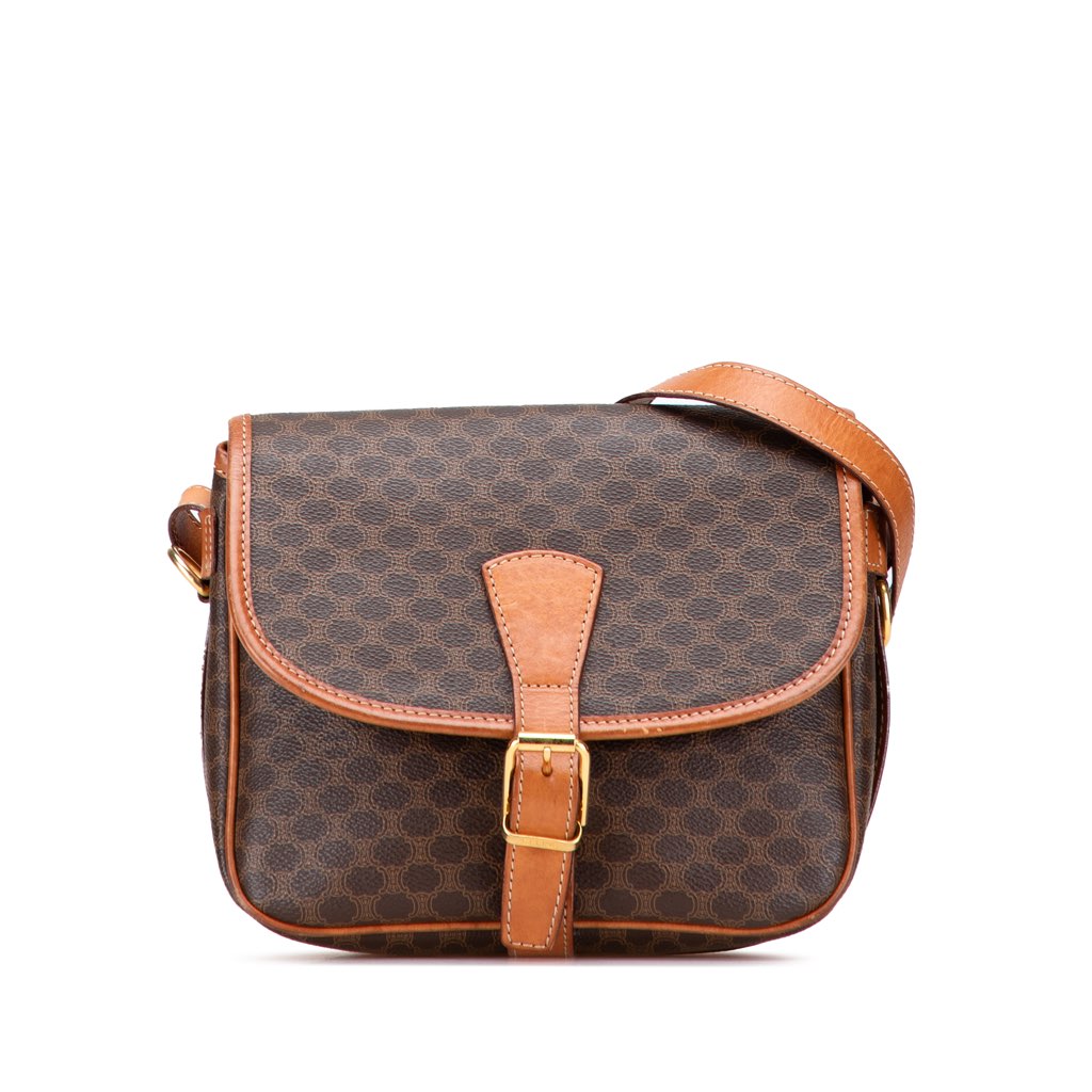 Celine Macadam Coated Canvas Crossbody