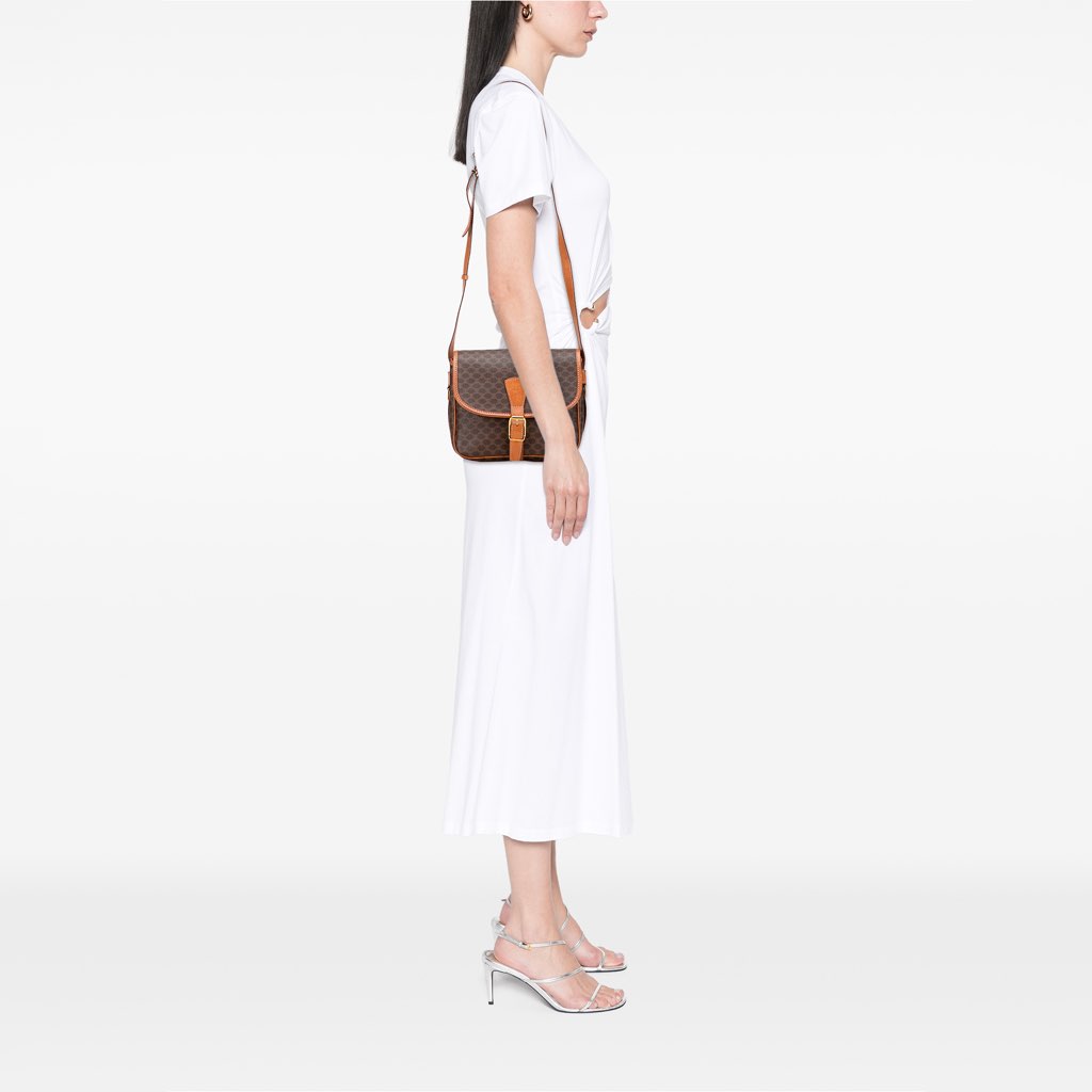 Celine Macadam Coated Canvas Crossbody - Image 12