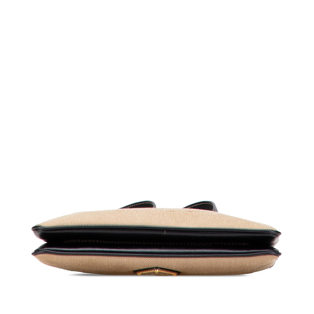 Prada Canvas Canapa Logo Double Zip Crossbody - 3