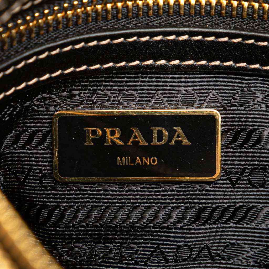 Prada Canvas Canapa Logo Double Zip Crossbody - 5