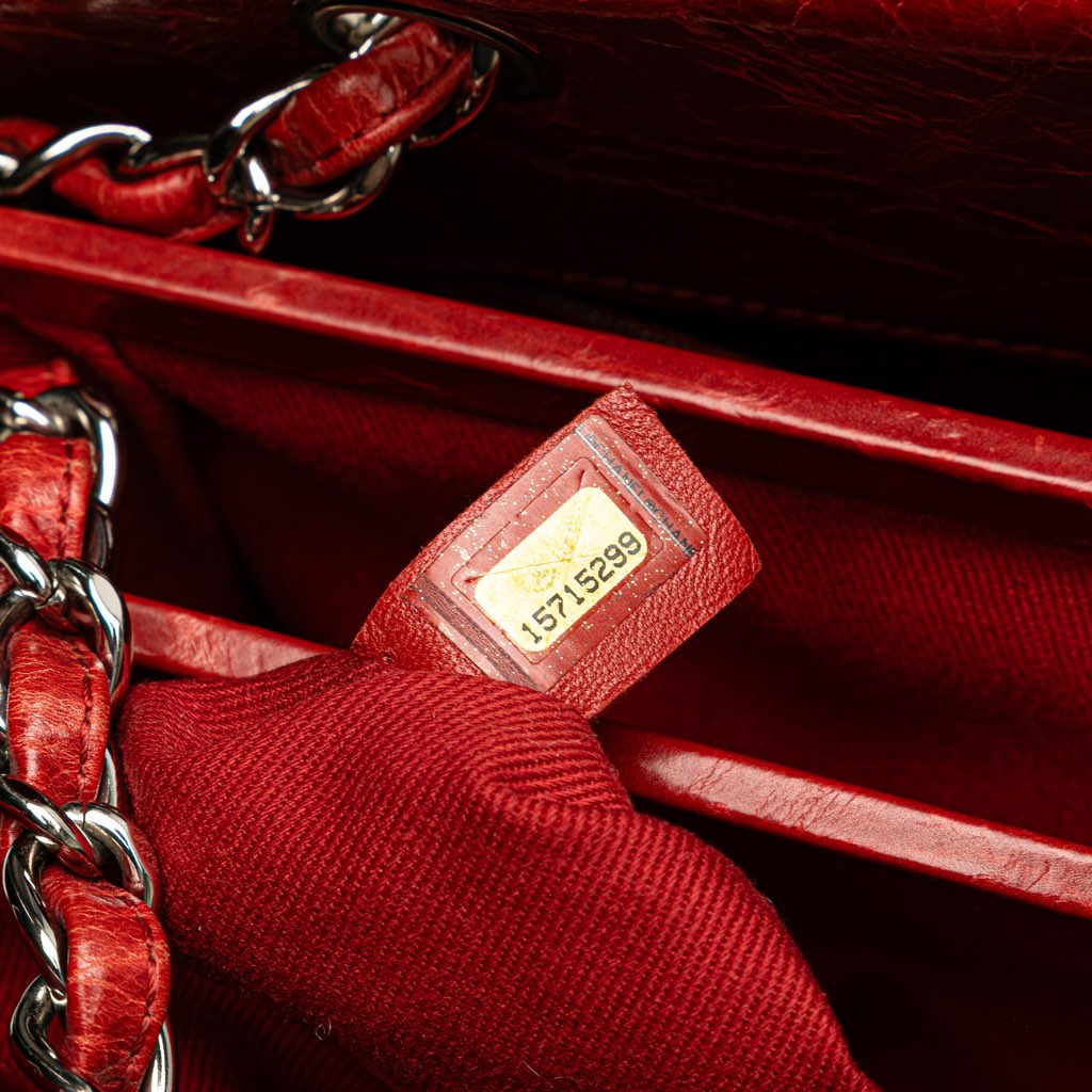 Chanel Large Glazed Calfskin Mademoiselle Bowling Bag - Detail 1