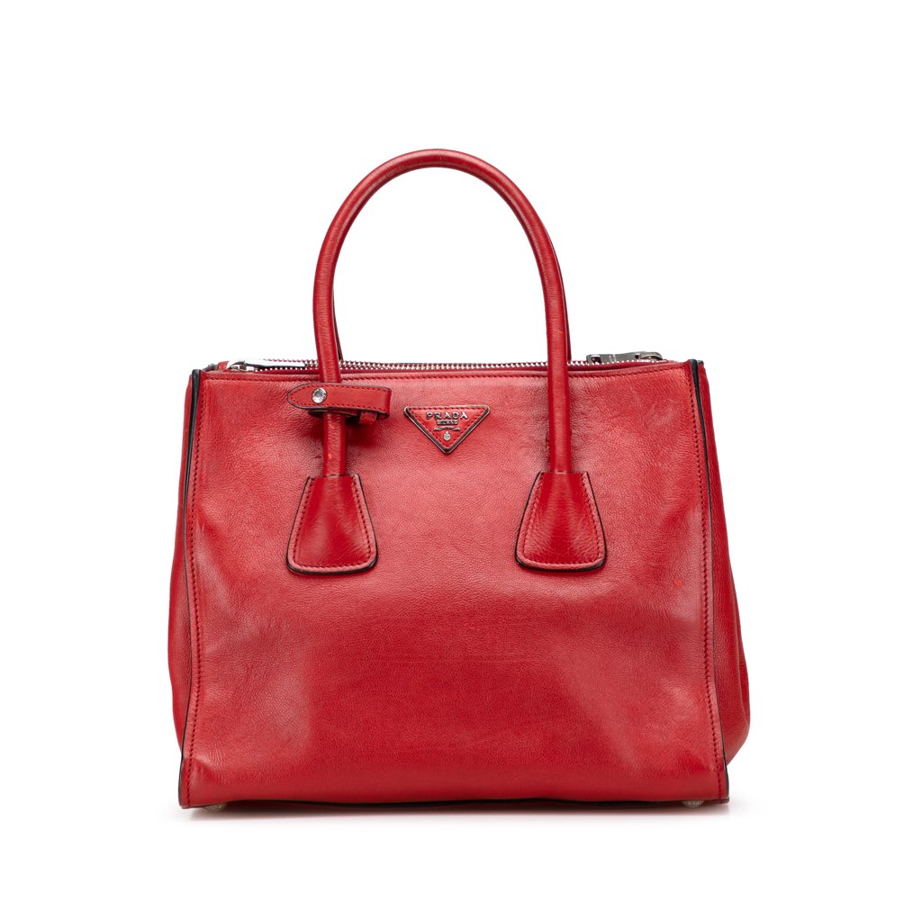 Prada Glace Calf Twin Pocket Satchel