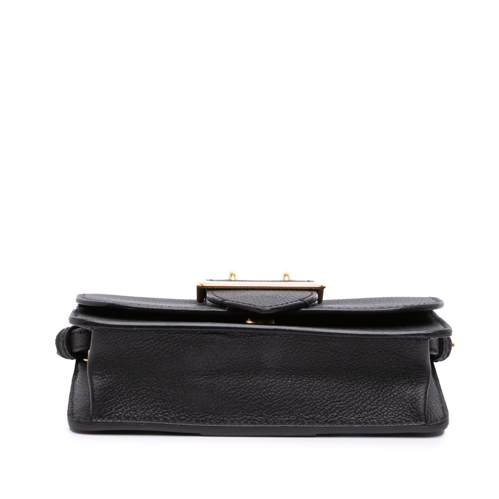 Burberry Mini Soft Grain Calfskin Buckle Crossbody - 3