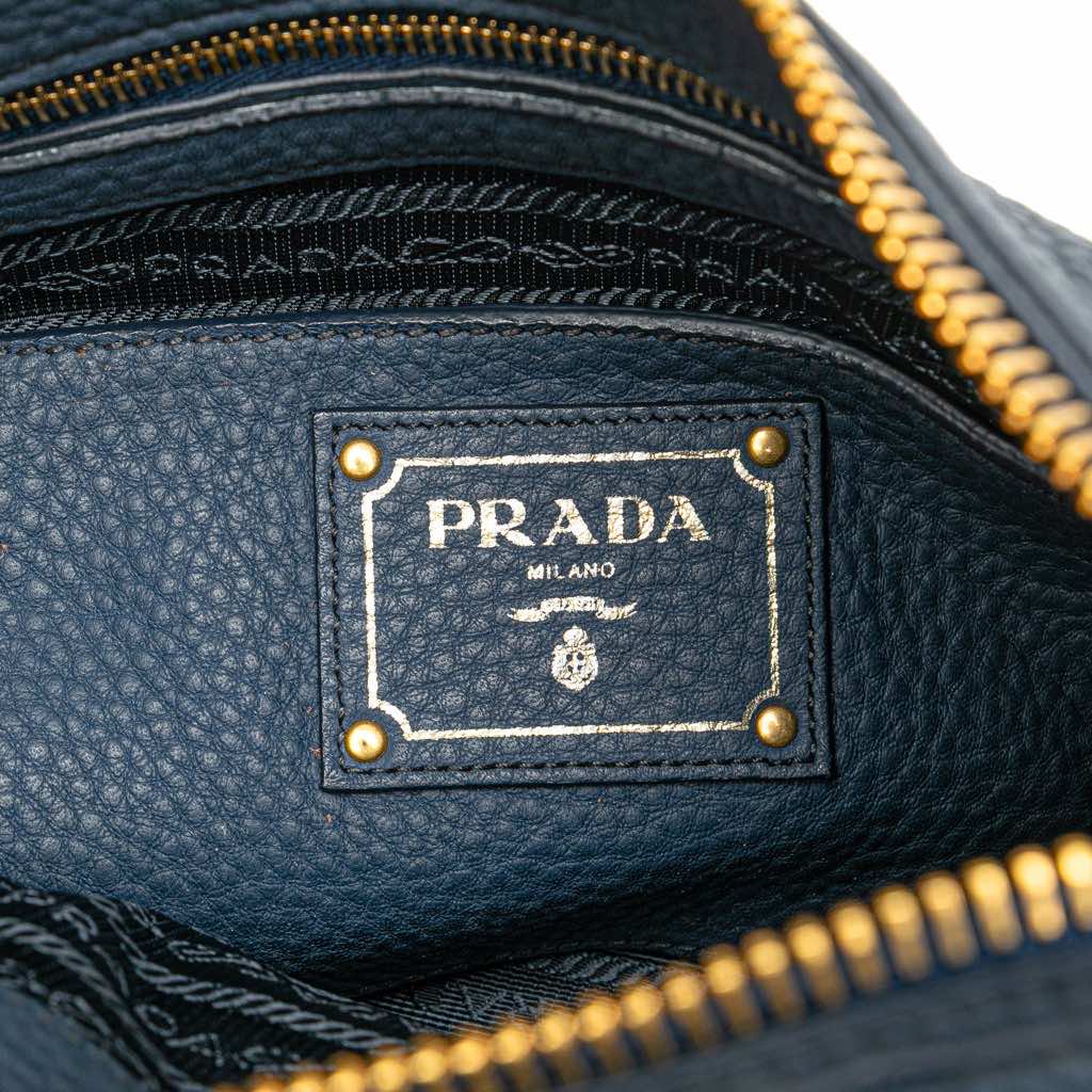Prada Vitello Daino Sacca 2 Manici Convertible Tote - Side view