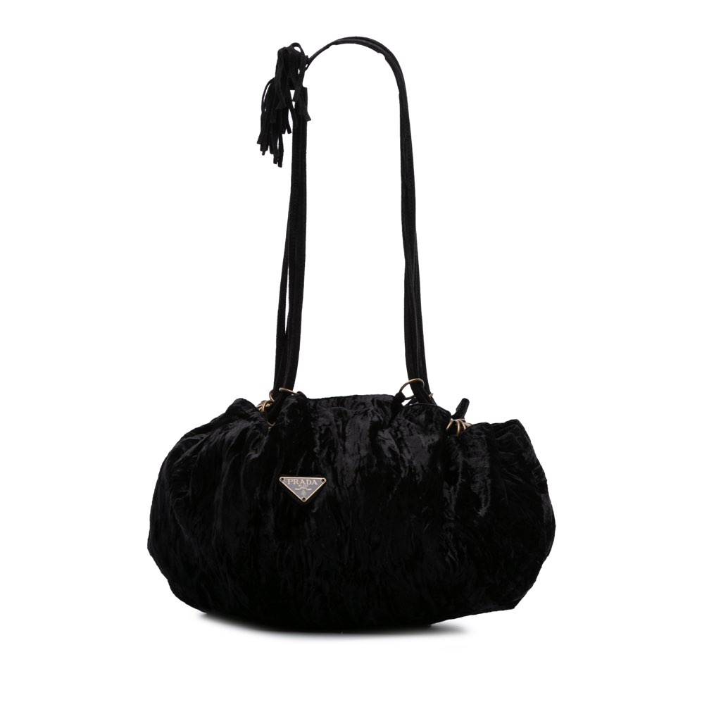Prada Velvet Shoulder Bag