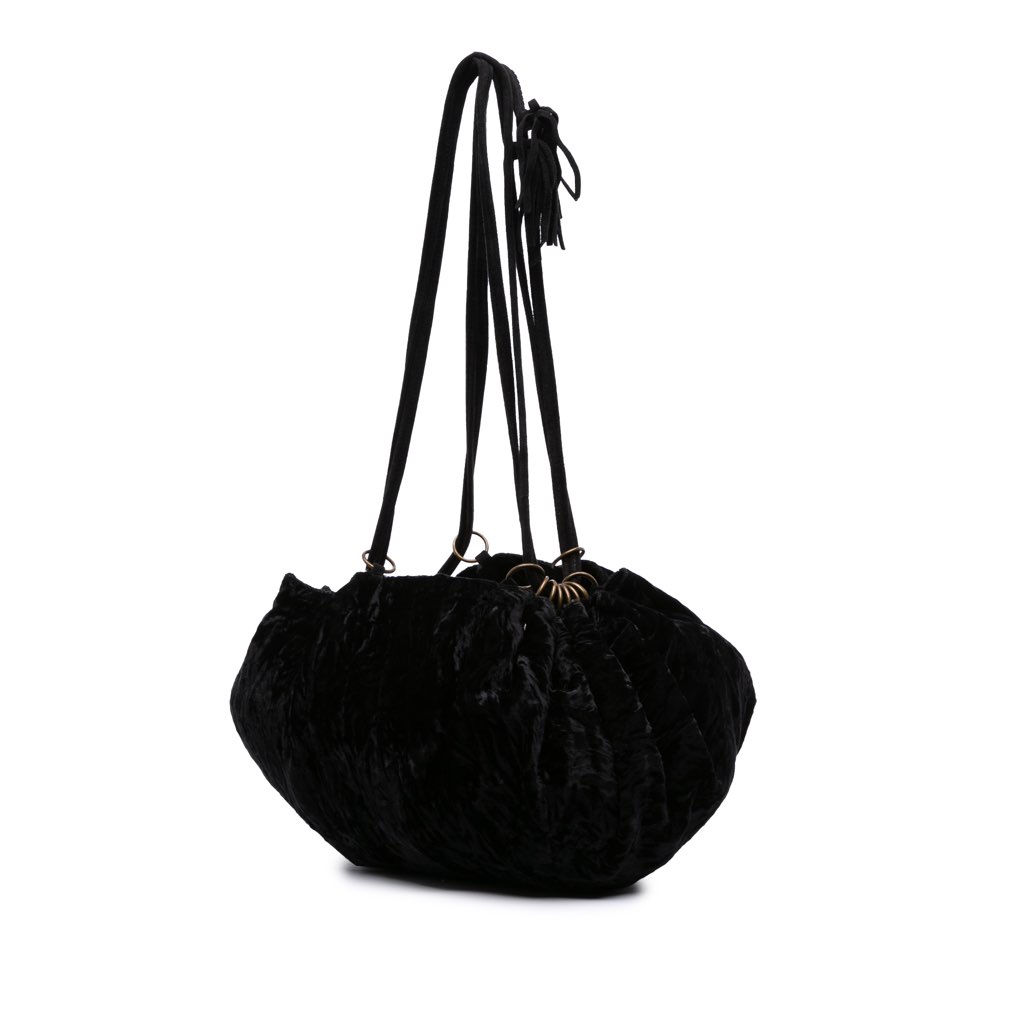 Prada Velvet Shoulder Bag - Back view