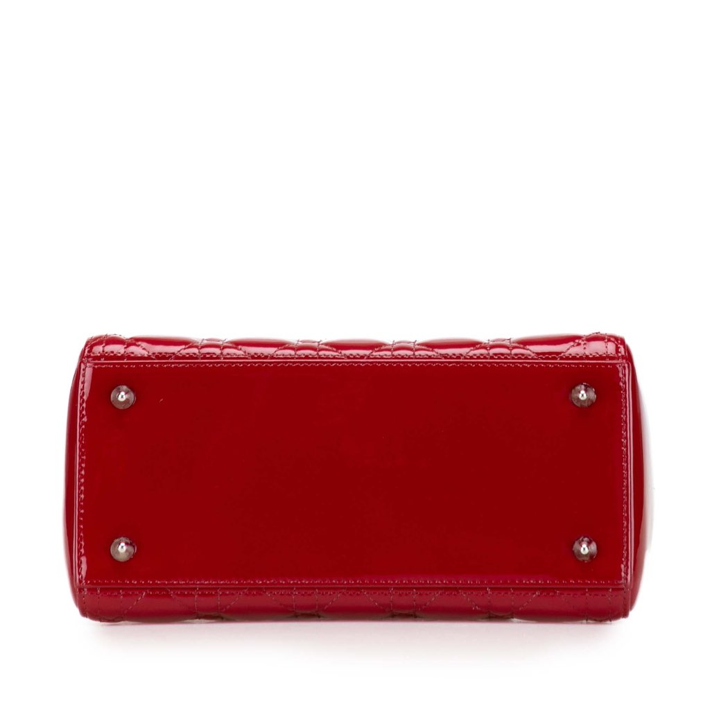 Dior Medium Patent Cannage Lady Dior - Image 6