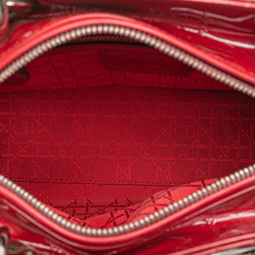 Dior Medium Patent Cannage Lady Dior - 4