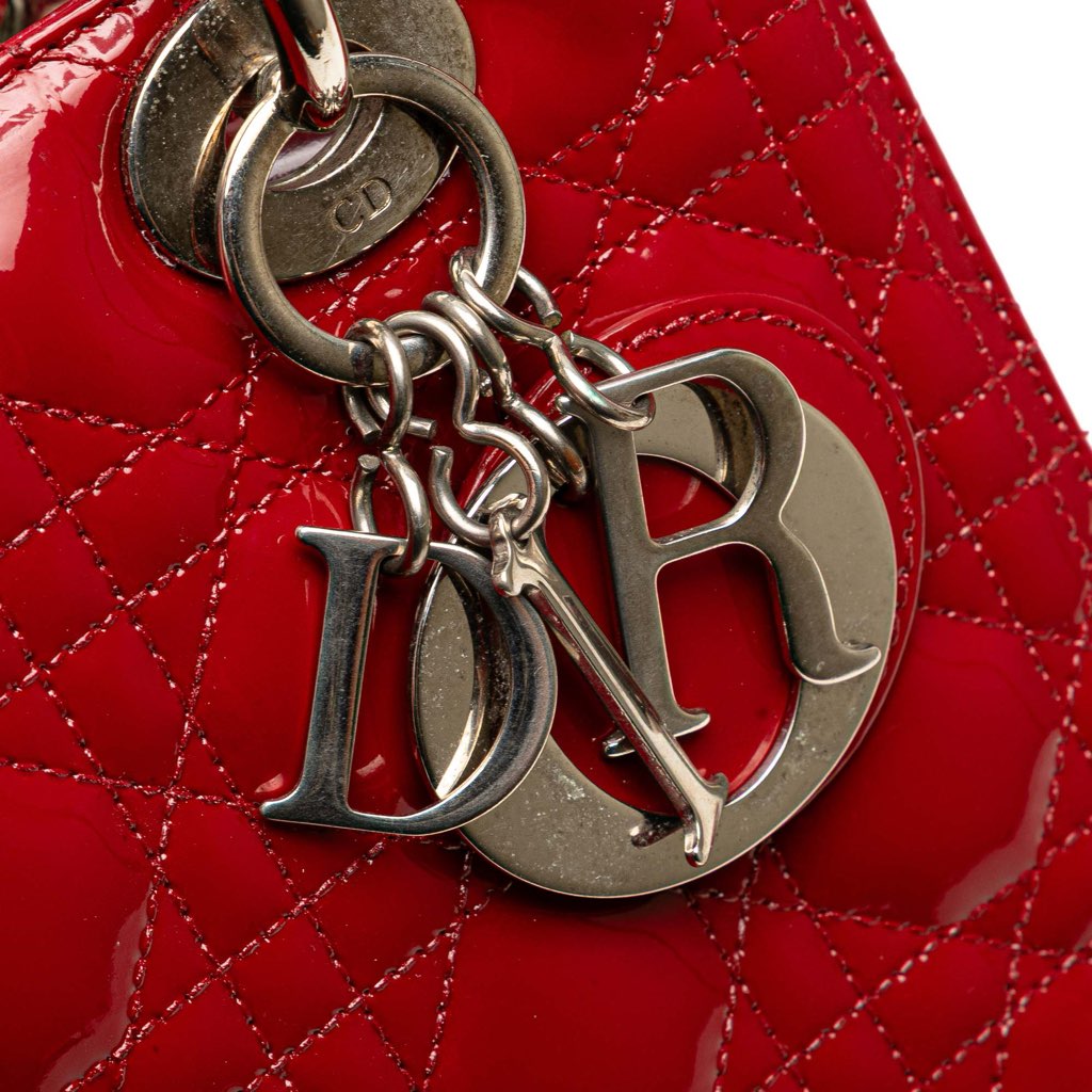 Dior Medium Patent Cannage Lady Dior - Detail 2