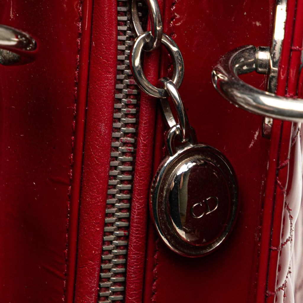 Dior Medium Patent Cannage Lady Dior - Image 10
