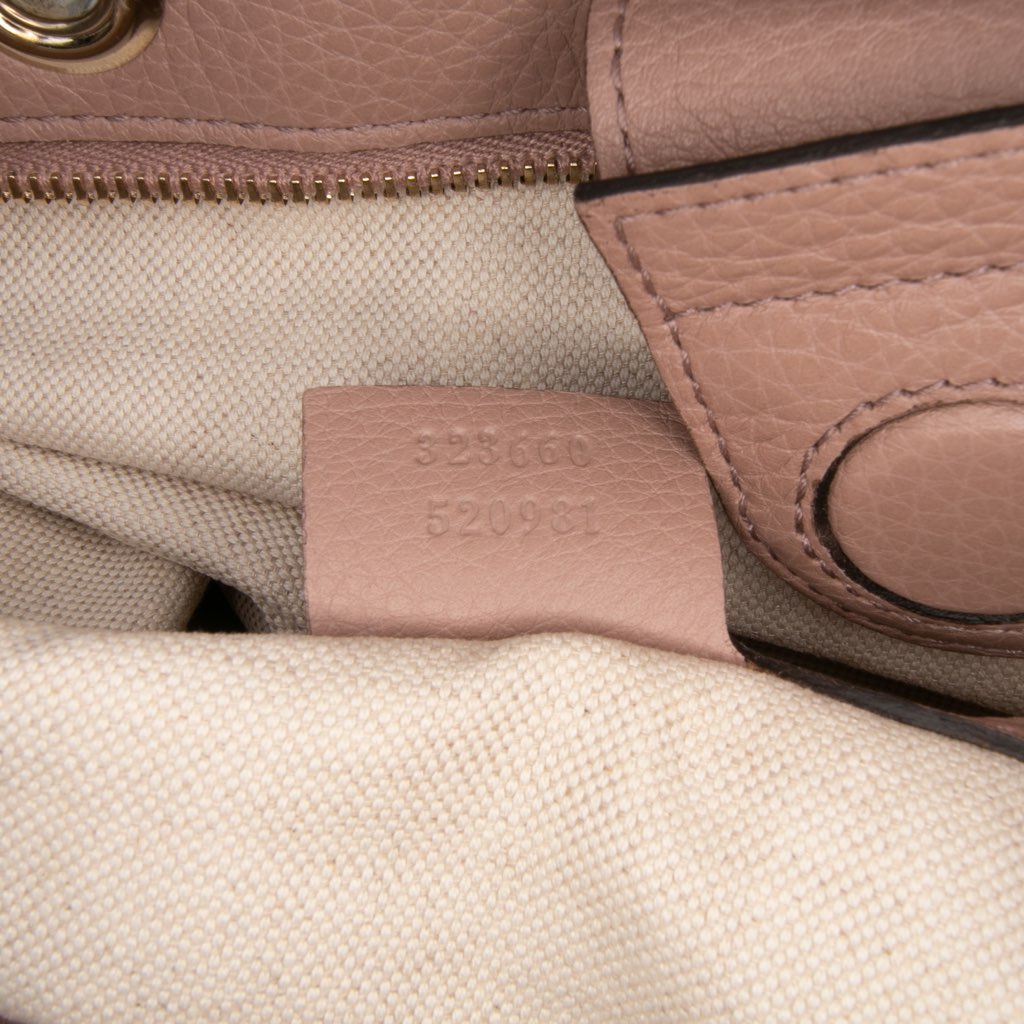 Gucci Medium Calfskin Bamboo Shopper Satchel - Detail 1
