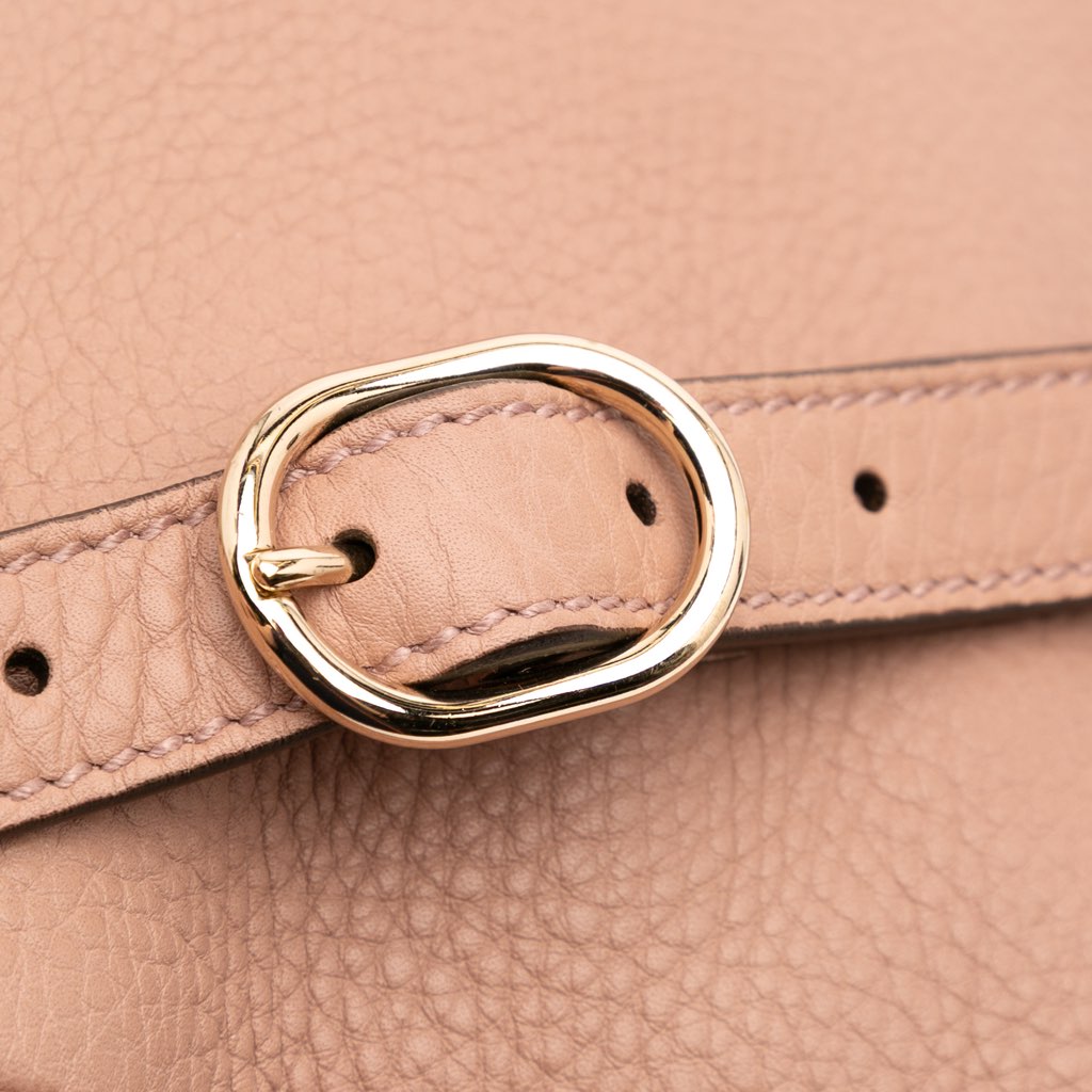 Gucci Medium Calfskin Bamboo Shopper Satchel - Image 10