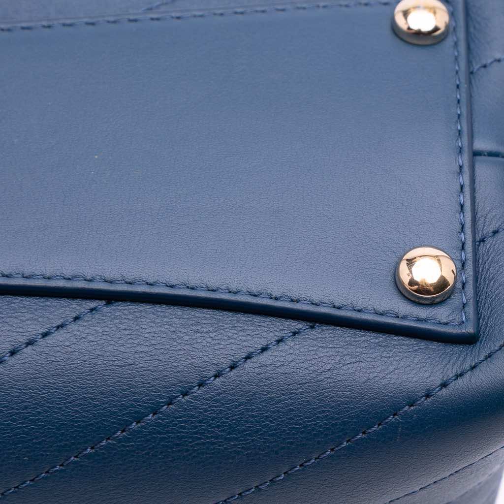 Chanel Medium Calfskin Coco Chevron Envelope Flap - Image 14