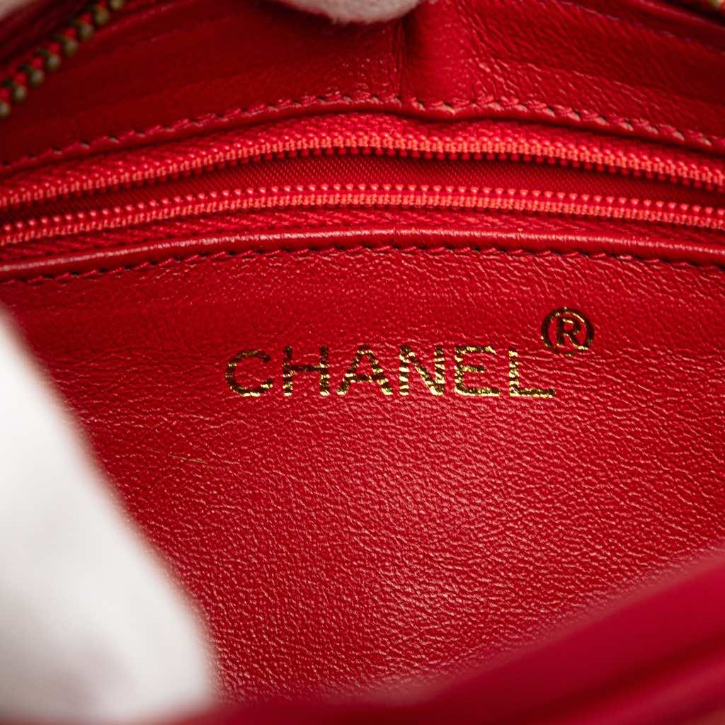 Chanel Mini Quilted Lambskin Tassel Barrel Crossbody - 5