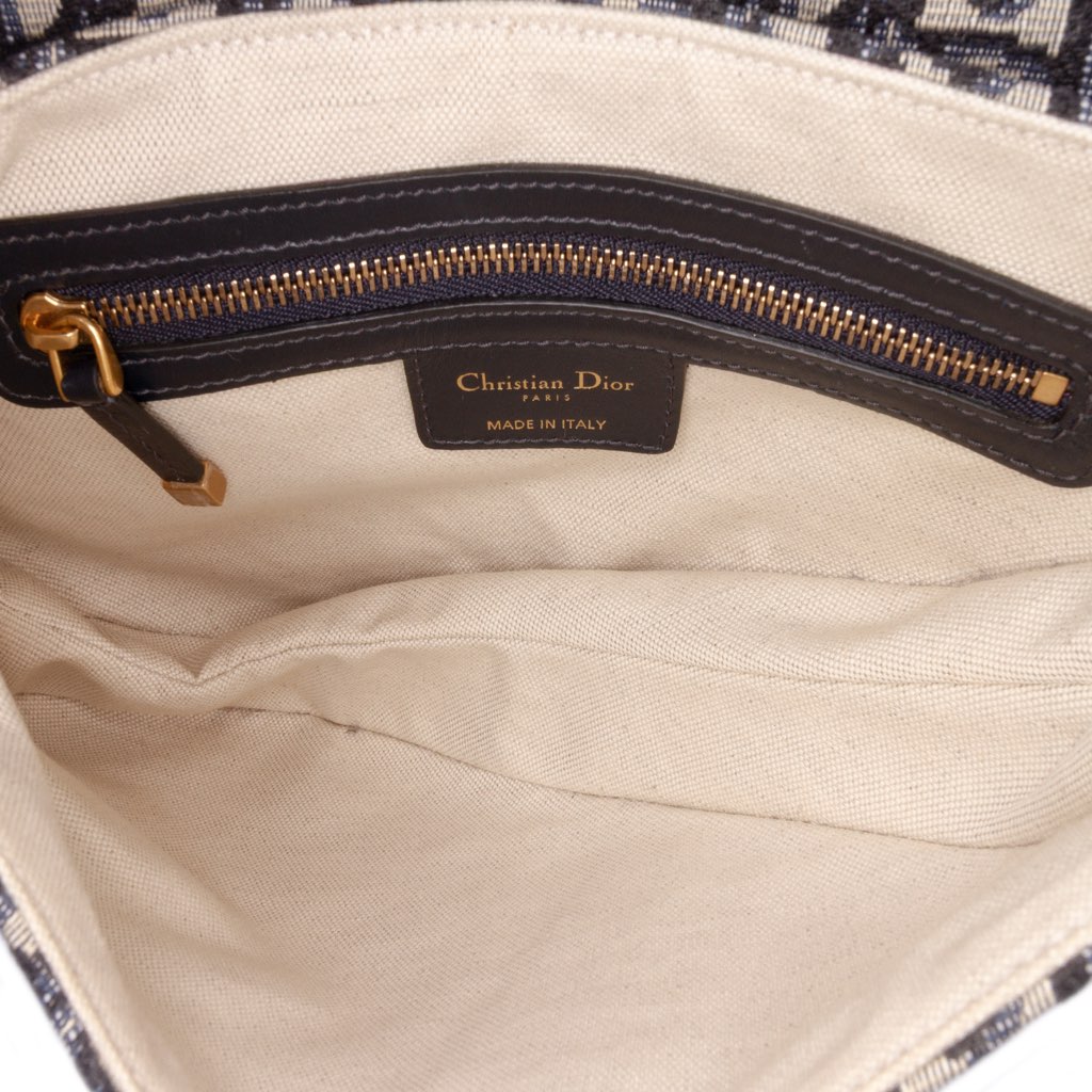 Dior Oblique Canvas Saddle Bag - 4