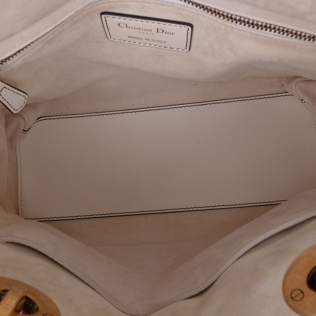 Dior Medium Calfskin Cannage Studded Supple Lady Dior - 4