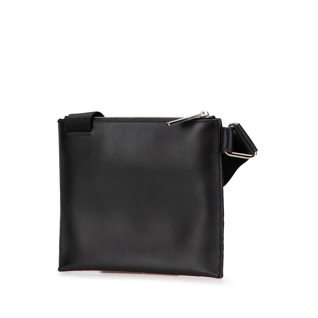 Fendi FF Embossed Leather 1974 Crossbody - Back view