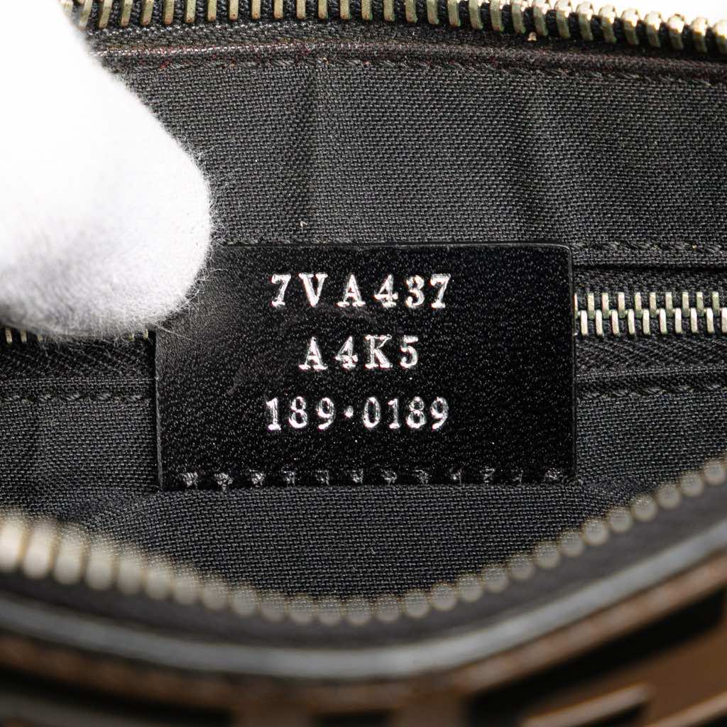 Fendi FF Embossed Leather 1974 Crossbody - Detail 1