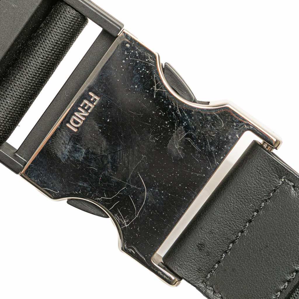 Fendi FF Embossed Leather 1974 Crossbody - Image 12