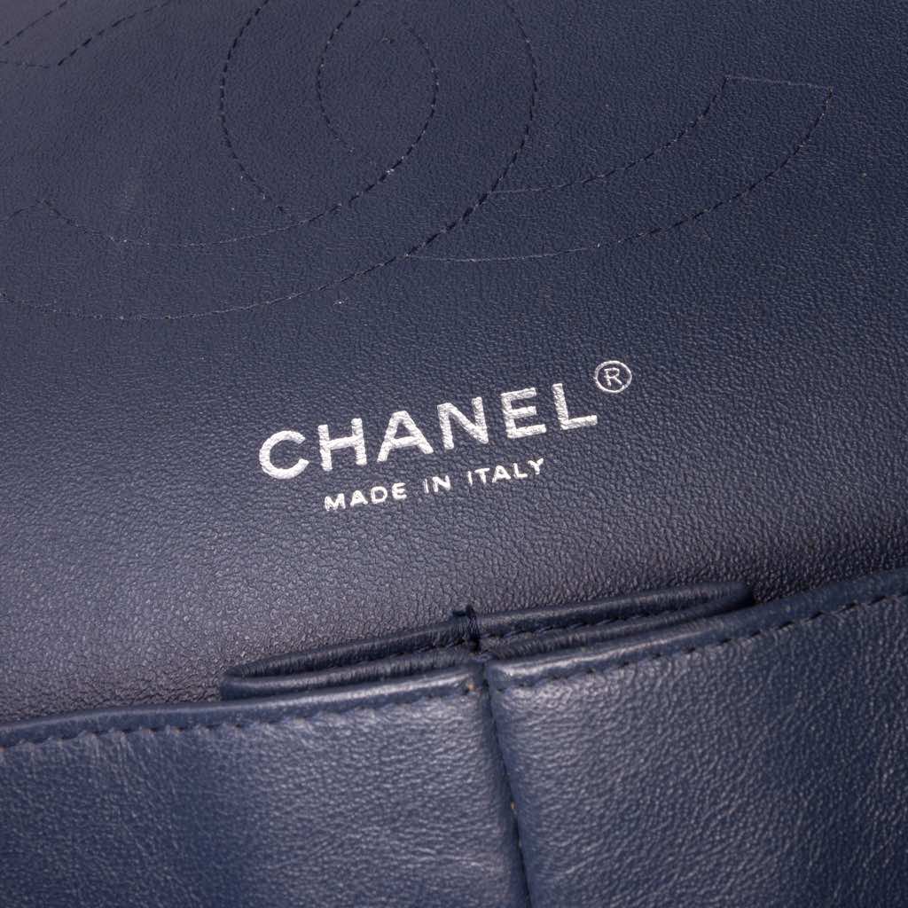 Chanel Jumbo Classic Chevron Patent Double Flap - Side view