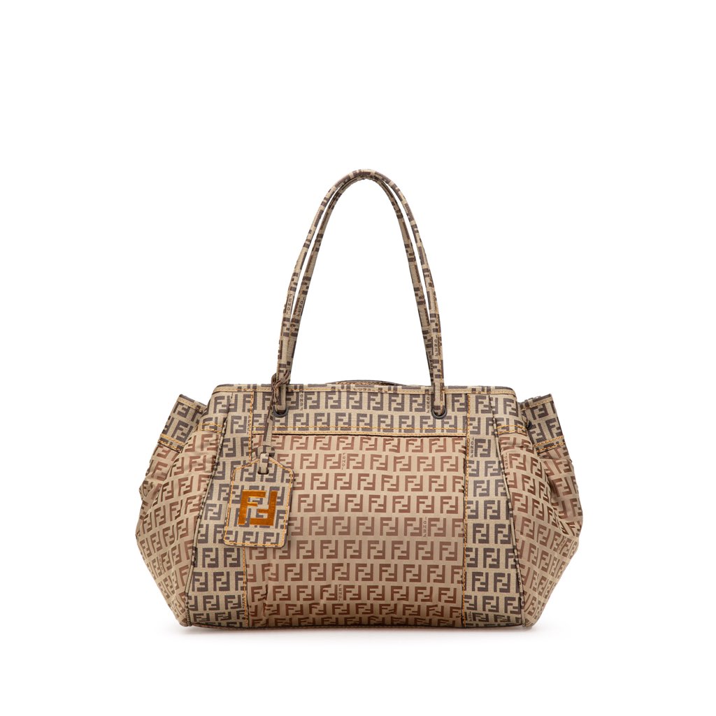 Fendi Zucchino Nylon and Spalmati Grande Pillow Tote