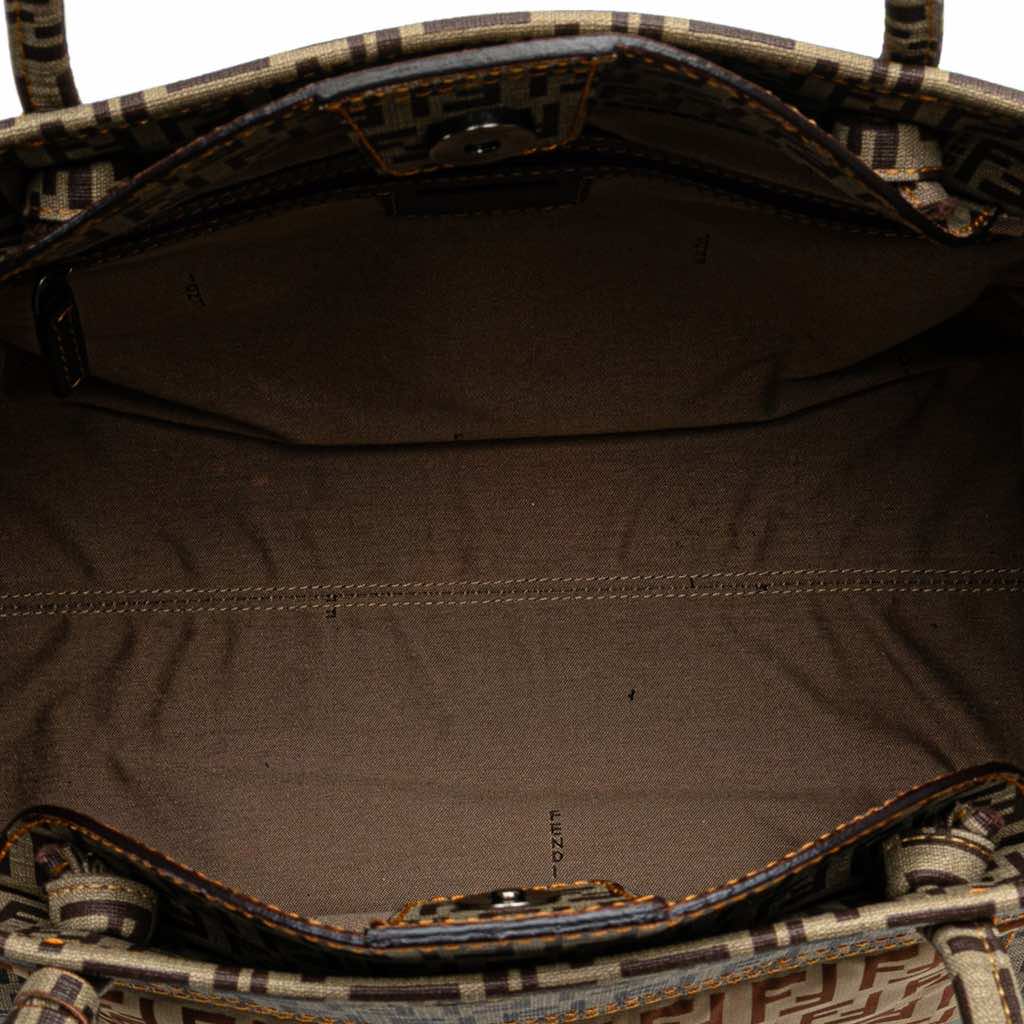 Fendi Zucchino Nylon and Spalmati Grande Pillow Tote - 4