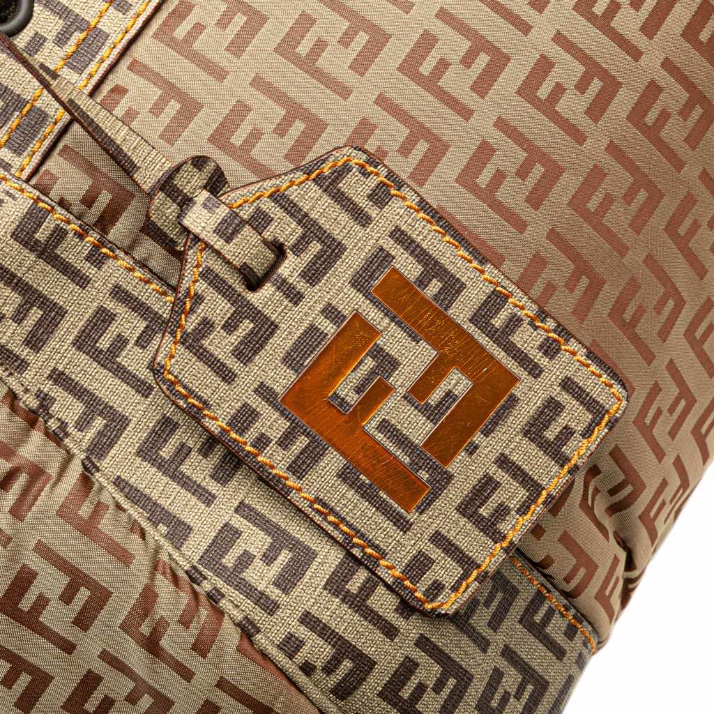 Fendi Zucchino Nylon and Spalmati Grande Pillow Tote - Image 10