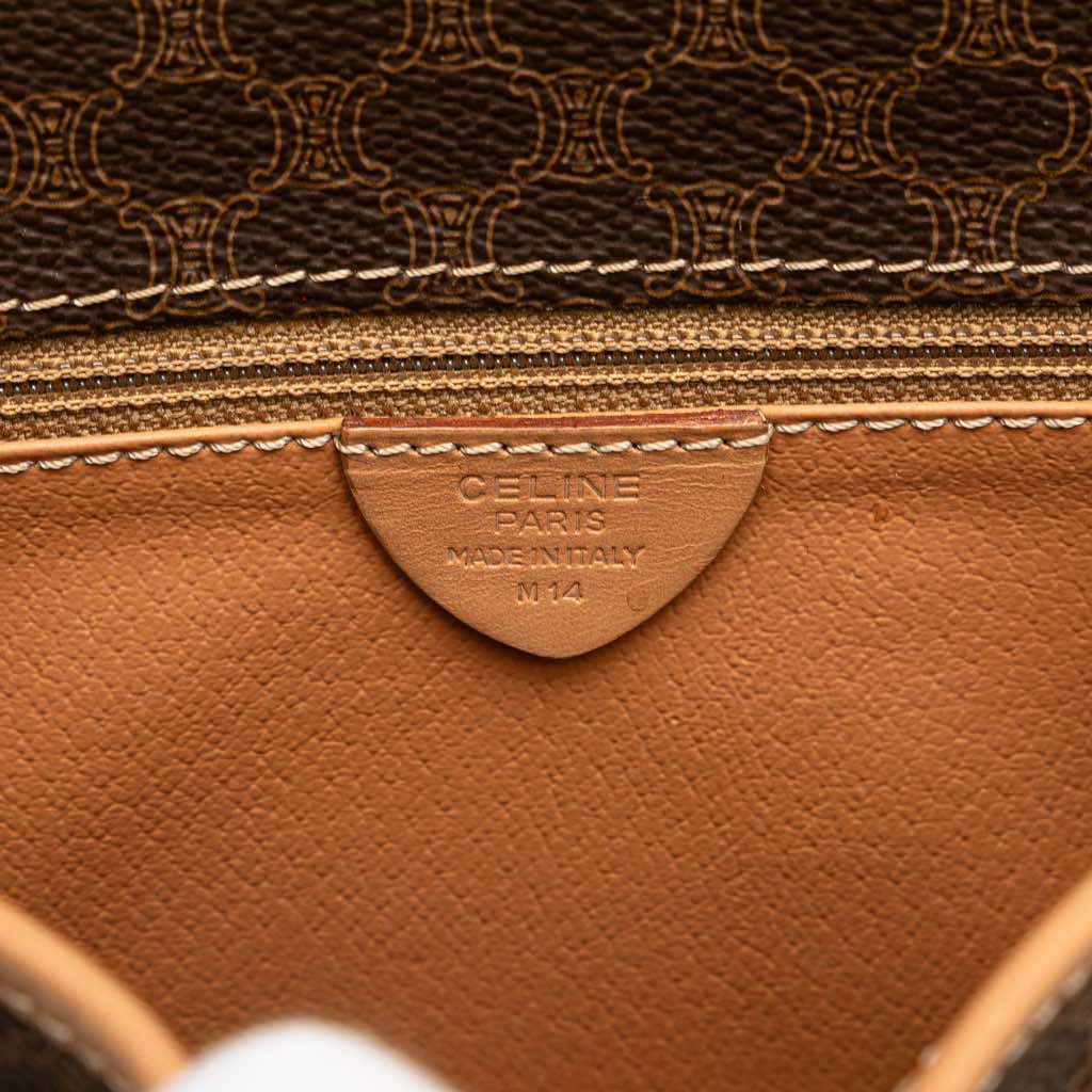 Celine Macadam Coated Canvas Crossbody - Side view