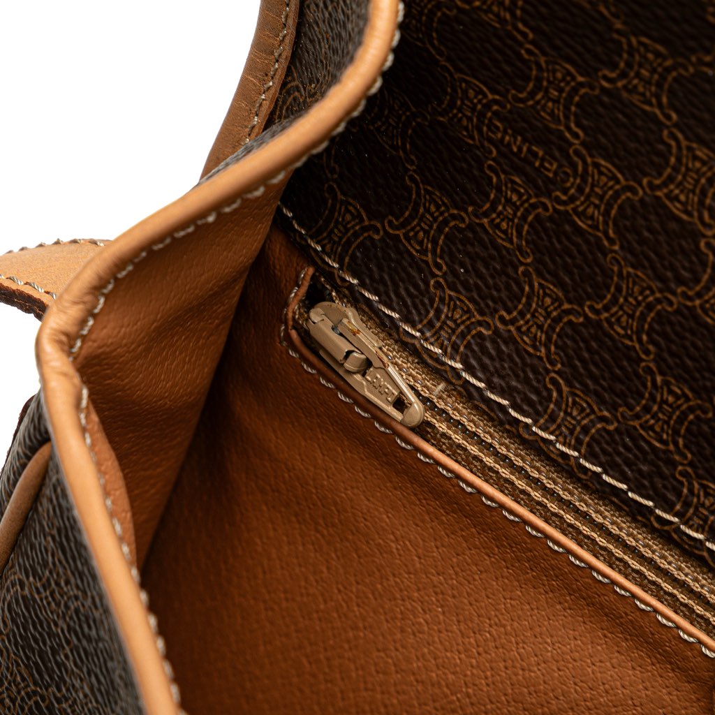 Celine Macadam Coated Canvas Crossbody - Image 10