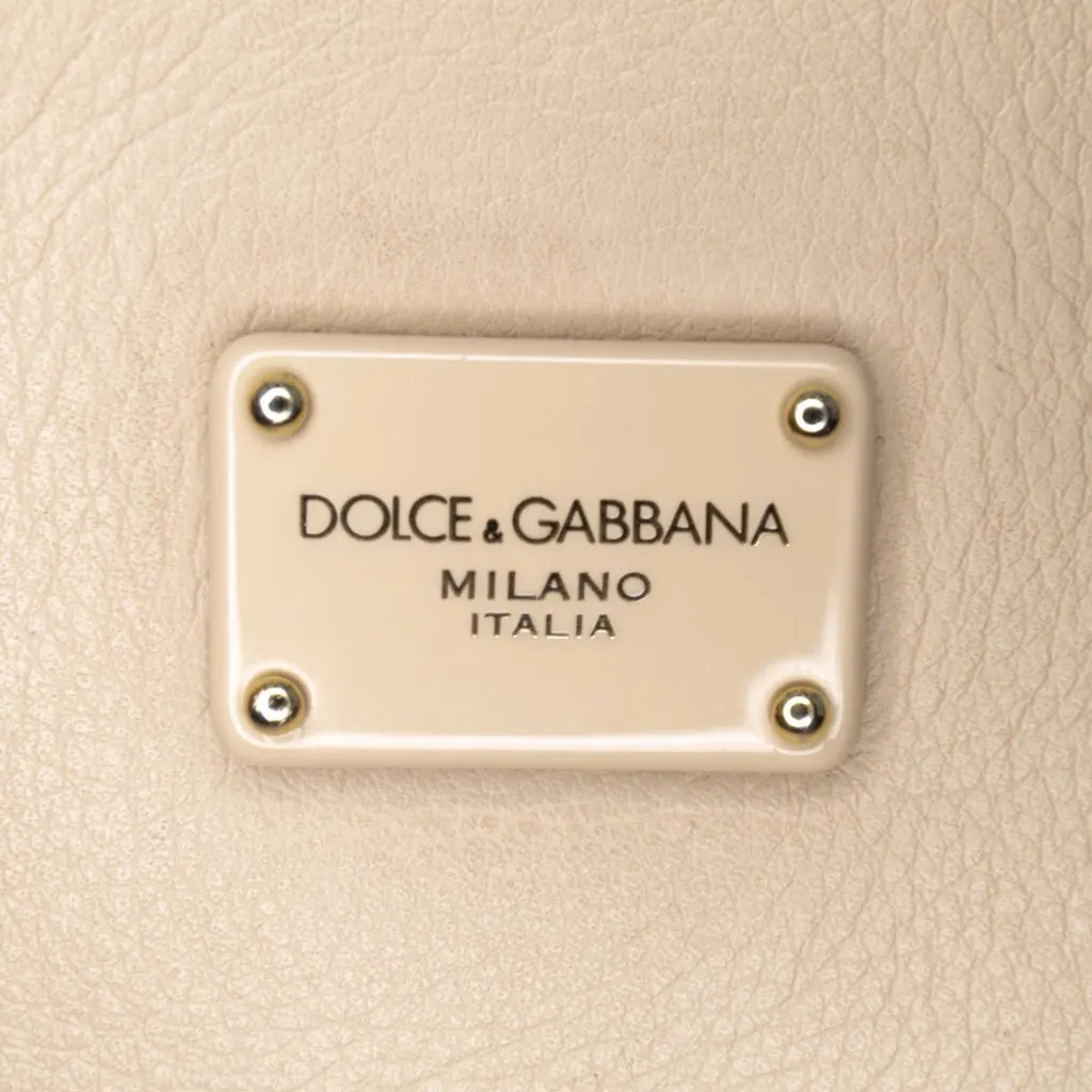 Dolce & Gabbana Small Soft Calfskin Sicily 62 Brown Leather Good - Box View